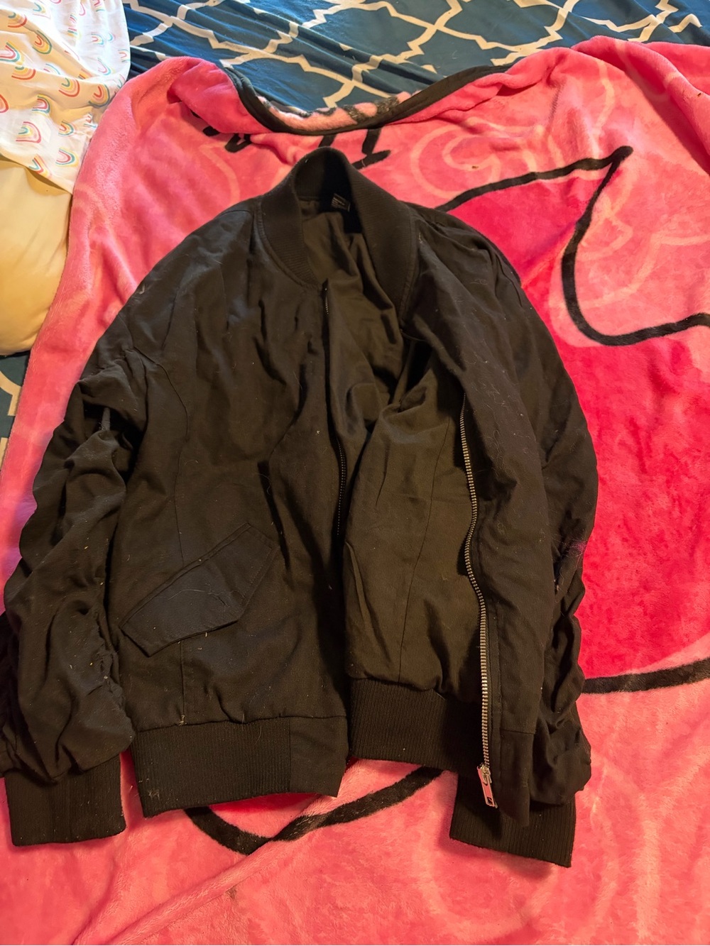 Forever 21 Black Men's Bomber Jacket